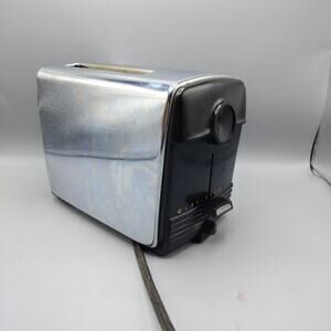 Atomic Westinghouse Chrome Bakelite Streamline 1950s Toaster Vintage MCM